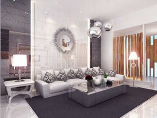 Rumah Tinggal Kemang, iwan 3Darc iwan 3Darc Modern living room