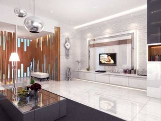 Rumah Tinggal Kemang, iwan 3Darc iwan 3Darc Modern living room