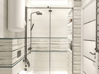 Дизайн интерьера ванной комнаты и сан узла, Студия дизайна Натали Студия дизайна Натали Moderne Badezimmer