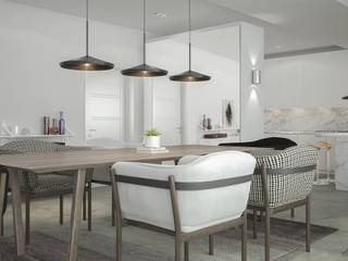 Ristrutturazione interni a Siracusa, Santoro Design Render Santoro Design Render Modern dining room