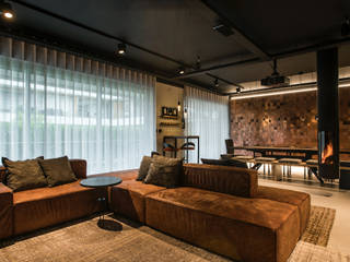 oeiras | iD project, Santiago | Interior Design Studio Santiago | Interior Design Studio Salas de estar industriais