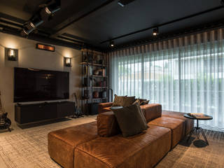 oeiras | iD project, Santiago | Interior Design Studio Santiago | Interior Design Studio Industrial style living room