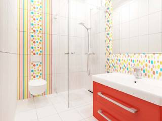 Çocuk odası banyo ANTE MİMARLIK Modern Banyo iç mekan tasarım,çocuk odası banyo,renkli banyo