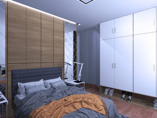 Dormitorio Casal, zita zita Phòng ngủ: thiết kế nội thất · bố trí · ảnh White