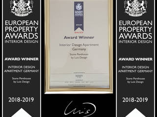 European Property Awards 2018, Luis Design Luis Design オリジナルデザインの リビング