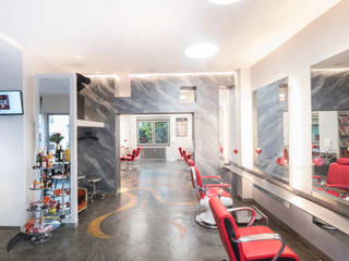 Lichtplanung für Ihre Geschäftsräume: Friseur Salon Morante in Essen, Moreno Licht mit Effekt - Lichtplaner Moreno Licht mit Effekt - Lichtplaner พื้นที่เชิงพาณิชย์ หิน