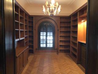 Librerie in legno- Il fascino esclusivo , Falegnameria su misura Falegnameria su misura Study/office Wood