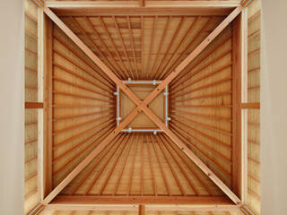 光の方形, TENK TENK Salas de estar asiáticas Madeira Acabamento em madeira