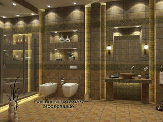 Dubai, Nagyart Nagyart Eclectic style bathroom