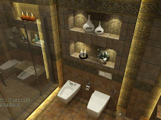 Dubai, Nagyart Nagyart Eclectic style bathroom