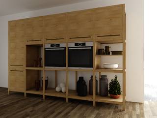 mobiliario 001, Carlos Guevara Carlos Guevara Modern Kitchen Wood Wood effect