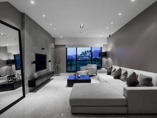 暉光．韻曲, 雅群空間設計 雅群空間設計 Modern living room