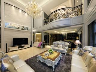 微光入色, 雅群空間設計 雅群空間設計 Classic style living room