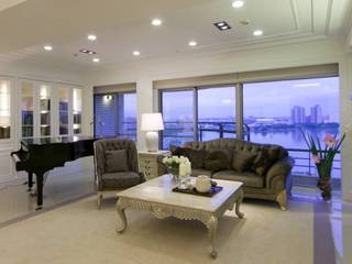 湖光蝶影, 雅群空間設計 雅群空間設計 Classic style living room