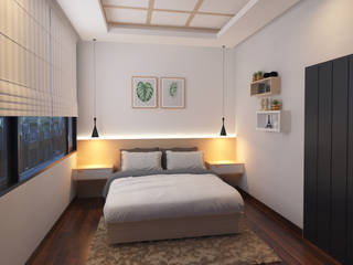 BSB Interior, Arsitekpedia Arsitekpedia Phòng ngủ phong cách tối giản