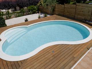 Modelo Celine - Piscinas Waterair, Piscinas Waterair Portugal - Marpic Piscinas Waterair Portugal - Marpic สระในสวน