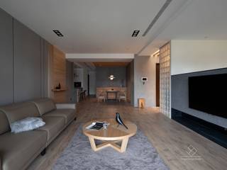 【國泰TwinPark】靜謐 の 日式襌風, 極簡室內設計 Simple Design Studio 極簡室內設計 Simple Design Studio Asian style corridor, hallway & stairs