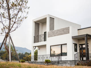 포전리주택, 8sky design 8sky design Casas minimalistas Madeira Acabamento em madeira