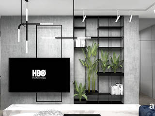 ANTHOLOGY 2018 | Wnętrza apartamentu, ARTDESIGN architektura wnętrz ARTDESIGN architektura wnętrz Industrial style living room