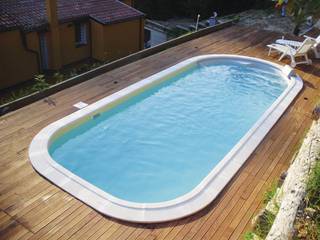 Modelo Luna & Lola - Piscinas Waterair, Piscinas Waterair Portugal - Marpic Piscinas Waterair Portugal - Marpic สระในสวน