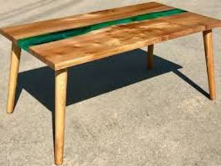 Classic River table, Element Wood Crafts Element Wood Crafts Вітальня Дерево Дерев'яні