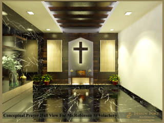 Mr. Robinson Residence At Velacheri, Chennai., Design port Design port بيت زجاجي خشب Wood effect