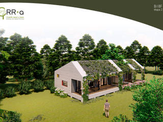 Casa B18F Sustentable -biocliamtica- Ecológica , Rr+a bureau de arquitectos - La Plata Rr+a bureau de arquitectos - La Plata 組合屋 鐵/鋼