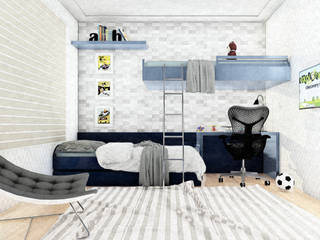 Quarto Infantil, ALESSANDRA NAHAS Arquitetura ALESSANDRA NAHAS Arquitetura Boys Bedroom