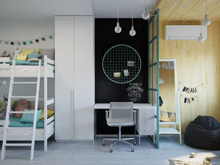 Children's room for two girls, Оксана Мухина Оксана Мухина Cuarto para niñas