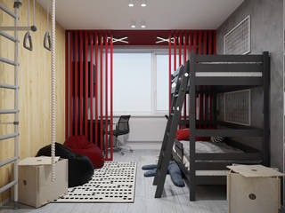 Children's room for two boys, Оксана Мухина Оксана Мухина Recámaras para niños