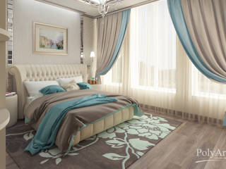 Частный дом в Ейске., PolyArt Design PolyArt Design Eclectic style bedroom