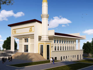 Bitlis Camii, Mımarıf Archıtecture Mımarıf Archıtecture Dinding & Lantai Modern Beton