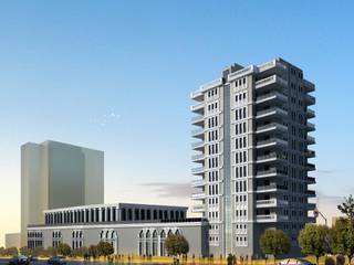 Dış mekanlar, Mımarıf Archıtecture Mımarıf Archıtecture Modern Duvar & Zemin Beton