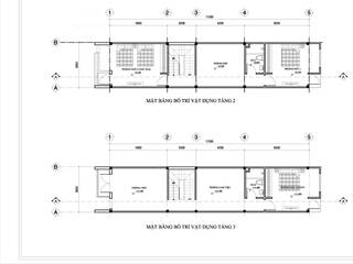 Thiết kế nhà phố 1 trệt 2 lầu 1 tum, Công ty TNHH Thiết kế Xây dựng Ngôi Nhà Hoàn Hảo Công ty TNHH Thiết kế Xây dựng Ngôi Nhà Hoàn Hảo