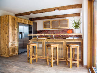 Kitchen II, edictum - UNIKAT MOBILIAR edictum - UNIKAT MOBILIAR Industrial style kitchen Wood Wood effect