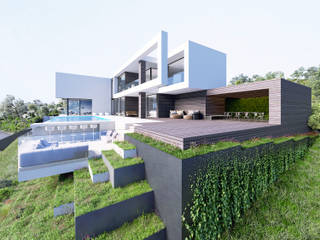 Villa in Limassol (Cyprus), ALEXANDER ZHIDKOV ARCHITECT ALEXANDER ZHIDKOV ARCHITECT