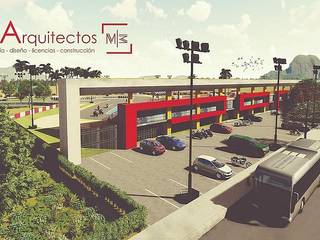 Propuesta visual pista Moto-velocidad Arena Blanca., Mar3 - Arquitectos Mar3 - Arquitectos