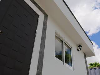 舒適的住家品質-黑白灰簡潔設計, 築地岩移動宅 築地岩移動宅 バンガロー