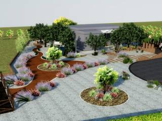 Bozcaada Bağevi Peyzaj Projesi, Mimari 3D Render Mimari 3D Render Country style garden