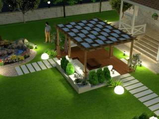 Geyikli Willa Peyzaj Projesi, Mimari 3D Render Mimari 3D Render Modern Garden