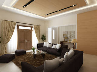 Living Room Solo, Arsitekpedia Arsitekpedia Гостиная в стиле модерн