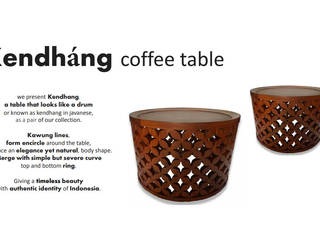 Kendháng coffee table, Sweden studio Sweden studio Salas de estilo asiático