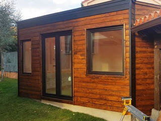 Caseta de madera habitable en Segovia, Construcción de casetas de Madera en Madrid Construcción de casetas de Madera en Madrid Wooden houses Wood Wood effect