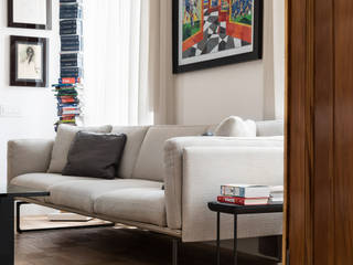 Appartamento in Prati per Listone Giordano, Paolo Fusco Photo Paolo Fusco Photo Living room ٹھوس لکڑی