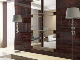 ​Espelho Joseph, Decordesign Interiores Decordesign Interiores Corredores, halls e escadas ecléticos