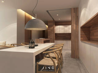 Kaohsiung 施宅, 景寓空間設計 景寓空間設計 Minimalist dining room
