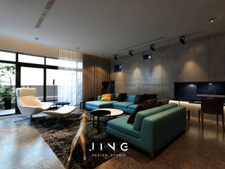 Kaohsiung 陳宅, 景寓空間設計 景寓空間設計 Industrial style living room