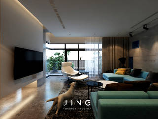 Kaohsiung 陳宅, 景寓空間設計 景寓空間設計 Industrial style living room