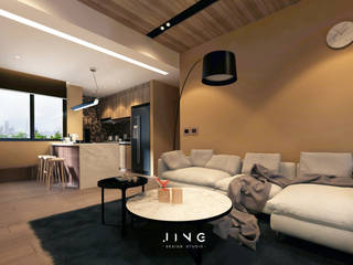 Kaohsiung 謝宅, 景寓空間設計 景寓空間設計 Modern living room