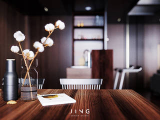 Pingtung City -蔡宅, 景寓空間設計 景寓空間設計 Modern dining room